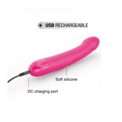 Vibreur Silicone Rechargeable M Rose