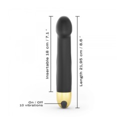 Vibrador Silicona Recarregable M Or