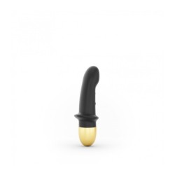 Vibrador Recargable Mini Lover Negro-Oro
