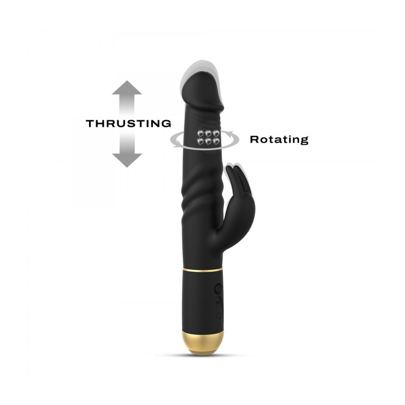 Polnilni vibrator iz silikona Furious Rabbit
