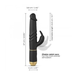 Wiederaufladbarer Silikon Vibrator Furious Rabbit