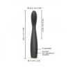 Uppladdningsbar G-Slim Vibrator Svart