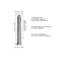 Wiederaufladbarer Vibrator Silberstern