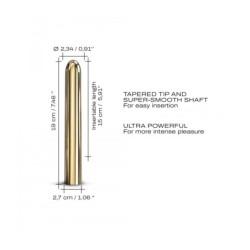 Vibreur Rechargeable Golden Boy