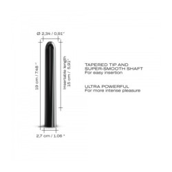 Polnilni vibrator Black Muse