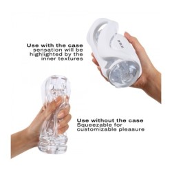 Masturbateur Deep Blow Blanc