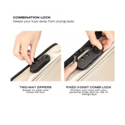 Neceser Para Juguetes Discreet Box Oro