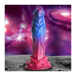 Silikoninis dildo "Įsibrovėlis ateivis"