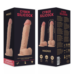 Magnus 20.5 Cm šķidrā silikona iejūgs -O- 4.1 Cm