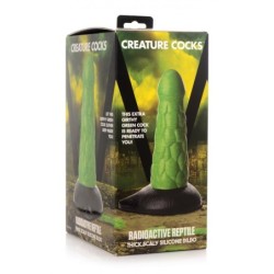 Силиконов дилдо Radioactive Reptile 19 см X 6'1 см