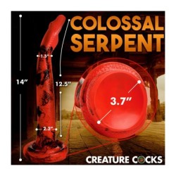 Siliconen Dildo King Cobra Large 35'5 Cm