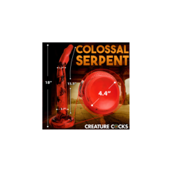 Dildo Silicone King Cobra XL 45,7 cm