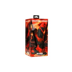 Dildo Silicon Fire Demon Monster din silicon