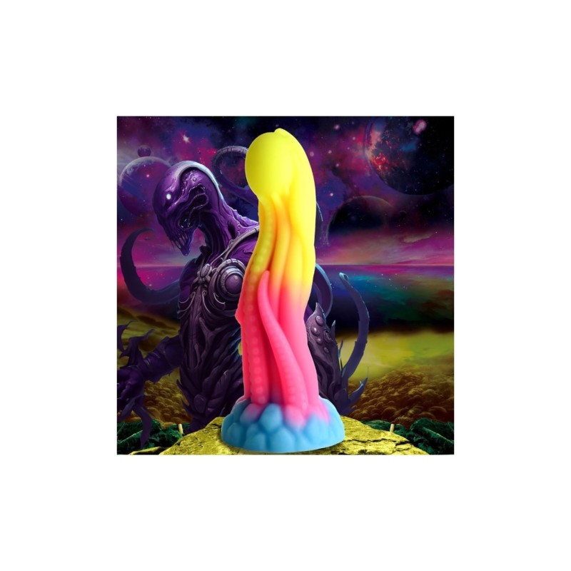 Svjetleći dildo Tenta od silikona Svjetleći dildo Tenta od silikona