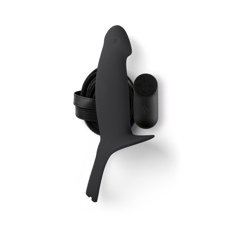 Harnais Ouvert Avec Vibration H4 Taille L Noir