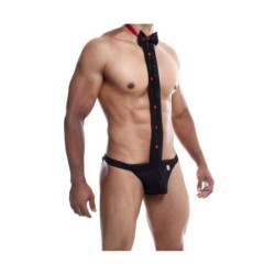 Body-Suspender With Bow Tie L/Xl