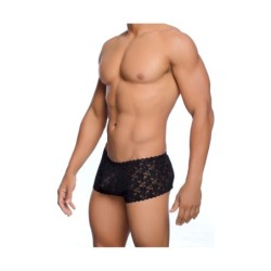 Short Rose Lace Boy Negro L/Xl