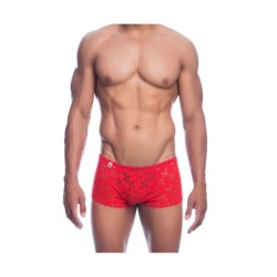 Short Rose Lace Boy Rojo L/Xl