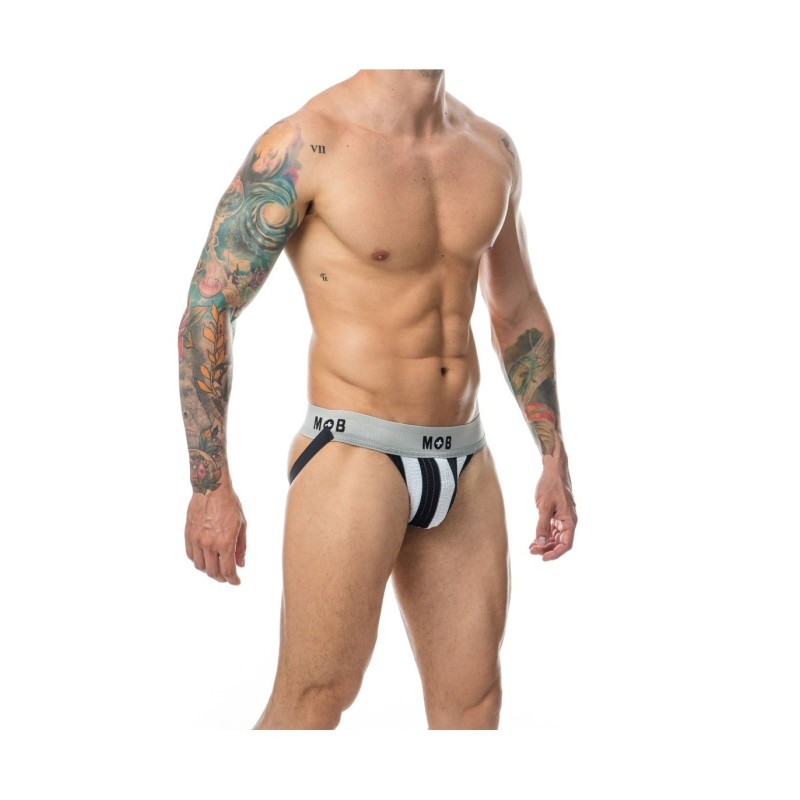 Suspensorio Desportivo Branco-Preto L