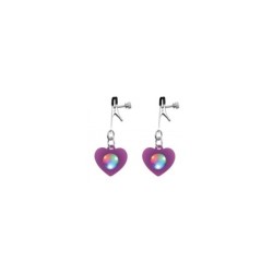 Pinzas Pezones Silicona Light Up Corazón Con Luz Led