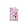 Plug de Cristal com Pedra Rosa L