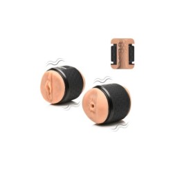 Dubbelhåls onani Vagina och Röv