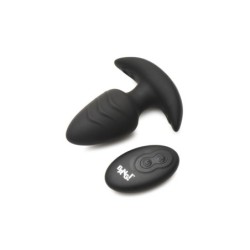 Plug Vibratore e Rotatore C/ Telecomando Usb Nero