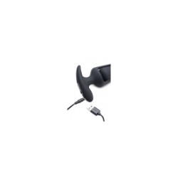 Plug Buit Vibrant Silicona USB C/ Comand Negre