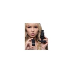 Üreges Vibrátor Szilikon Usb C/ Távirányító Fekete