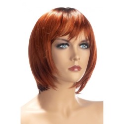 Perruque Alix Mi-longue Bicolore Rousse