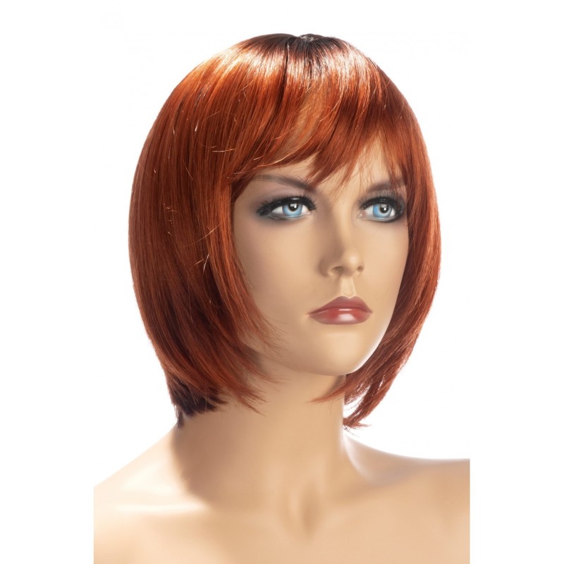 Perruque Alix Mi-longue Bicolore Rousse