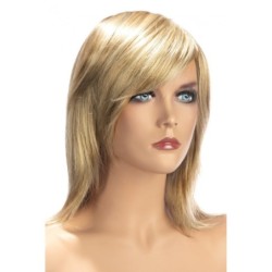 Peluca Zoe Larga Mechas Rubias