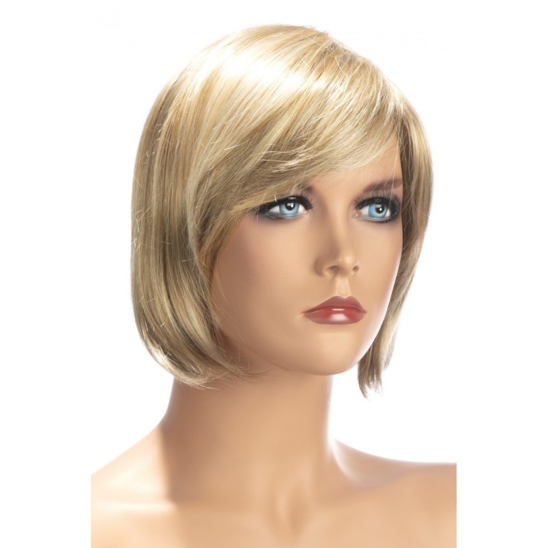 Perruque Bérangère Mi-longueur Mèches Blondes