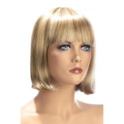 Perruque Sophie Mi-longueur Méchée Blonde
