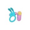 Riny Vibrerende Ring met Afstandsbediening Siliconen Blauw Usb