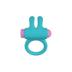 Anillo Vibrador Riny C/ Mando Silicona Azul Usb