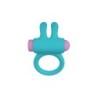 Anel Vibratório Riny C/ Comando Silicone Azul Usb
