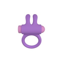 Vibracinis Žiedas Riny Su Valdikliu Silikoninis Violetinis Usb