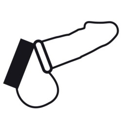 Anello in metallo per pene e testicoli