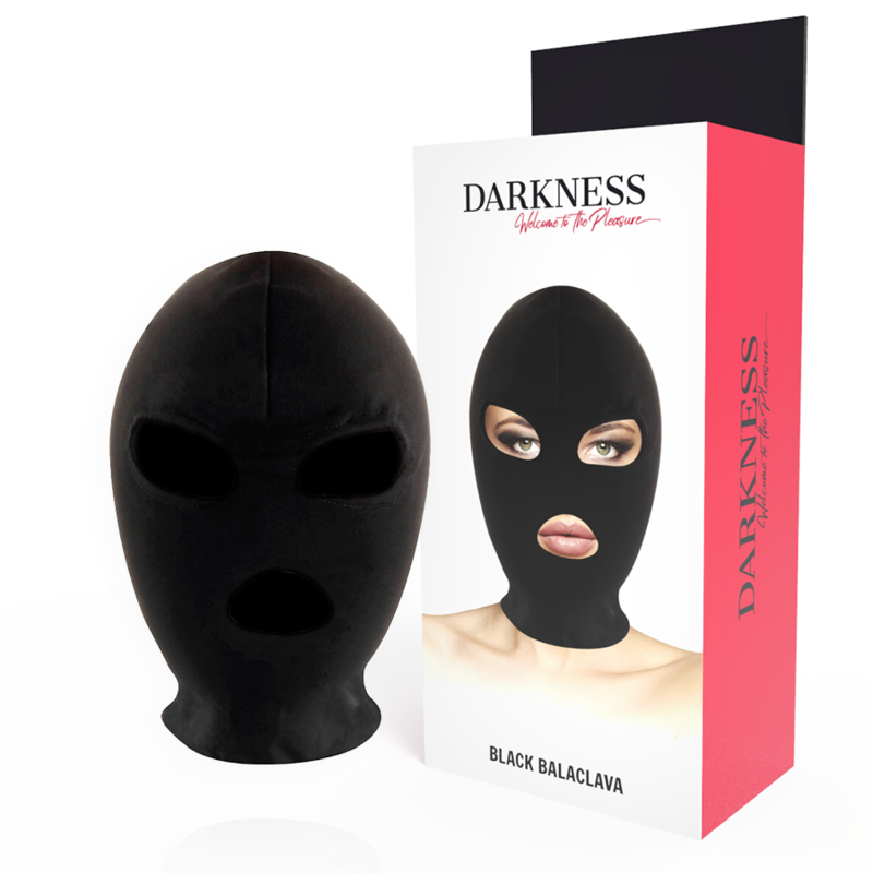 Bdsm Maschera Sottomissione Bocca E Occhi Nero