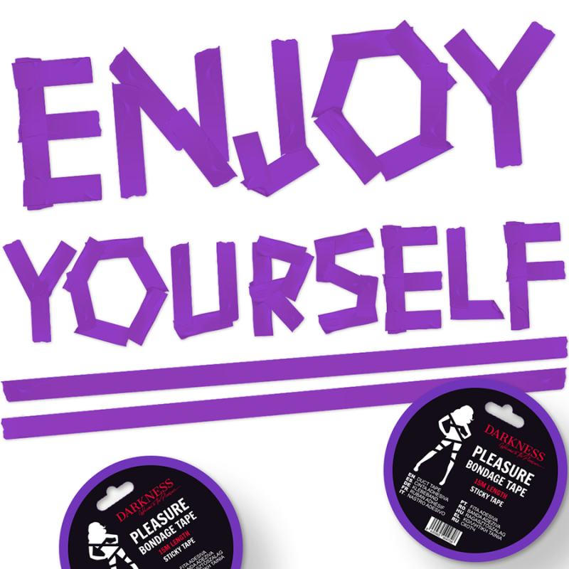 Lepiaca fialová páska na bondage 15M