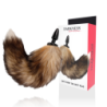 Cola Natural Con Plug Anal Silicona 10 Cm
