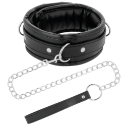 Coleira Com Corrente Soft Leather
