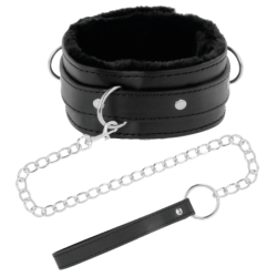 Coleira Confortável de Postura com Corrente Leather