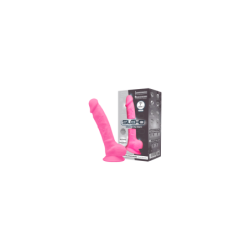 Silexd Dildo Силиконов Модел 1 7 Розов Фосфоресциращ