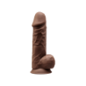 Silexd Dildo Silikone Model 4 8'5 Brun