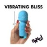 Mini Masajeador Wand Recargable Silicona Azul