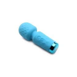 Mini Masajeador Wand Recargable Silicona Azul