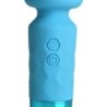 Mini Masajeador Wand Recargable Silicona Azul
