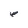 Analni vibrator oblika T silikon USB z daljincem črn